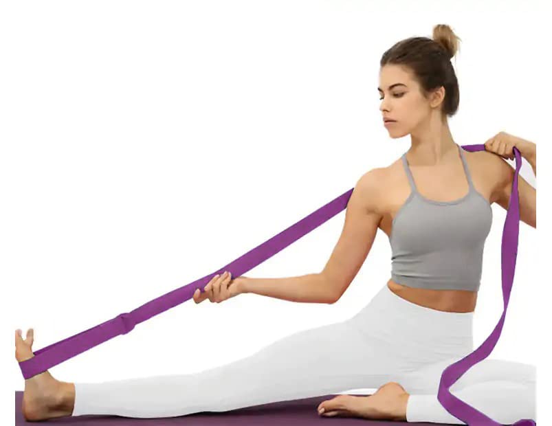 Yoga Belt/Strap with 8 Loop & High Density Yoga EVA FOAM Brick