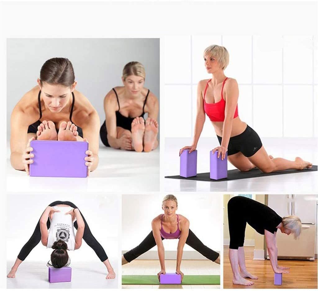  Yoga Block, Yoga Bricks Supportive Latex-Free EVA Foam, Soft  Non-Slip Exercise Blocks, Yoga Accessories for Pilates, Meditation,  Balance, Stretching and Deep Poses (Red) : Sports & Outdoors