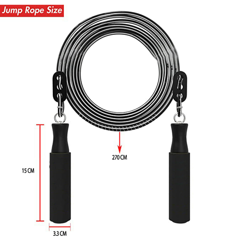 Skipping Rope, Workout rope, Jumping rope For Men And Women Adjustable –  AJRO DEAL