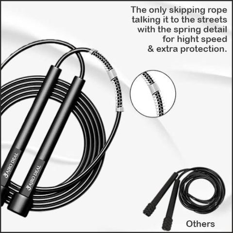 Adjustable Speed Skipping Rope – Perfect for Cardio, Fitness & Weight Loss