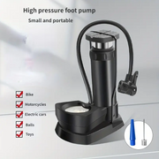 Mini Bike Floor Pumps Portable Bicycle Tire Pump Foot Activated Air Pump 230 psi Ball, Balloon, Basketball Pump, Bicycle, Football Pump, Motorcycle, Volleyball Pump, Float, Car Pump