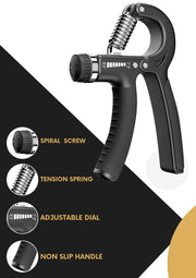 Adjustable Hand Grip Strengthener, Hand Gripper for Men & Women for Gym Workout Hand Exercise Equipment to Use in Home for Forearm Exercise, Finger Exercise