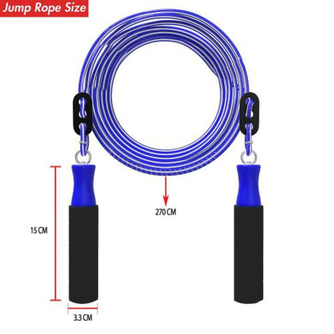 Skipping Rope, Workout rope, Jumping rope For Men And Women Adjustable Height Skipping Rope for Exercise, Gym, Sports Fitness With Foam Handel