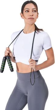 Premium Skipping Rope for Men and Women Jumping Rope With Adjustable Height Speed Skipping Rope for Exercise, Gym, Sports Fitness Adjustable Jump Rope