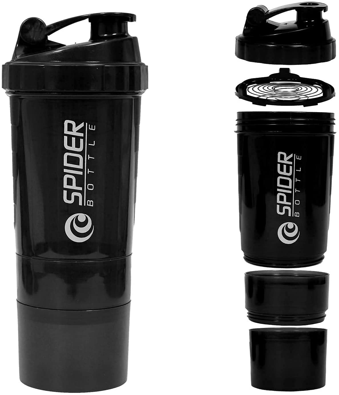 MIXT Energy Shaker Bottle 16 oz. Shaker Bottle BPA Free & Lid Mixing  Technology (16 oz Glow in the Dark)