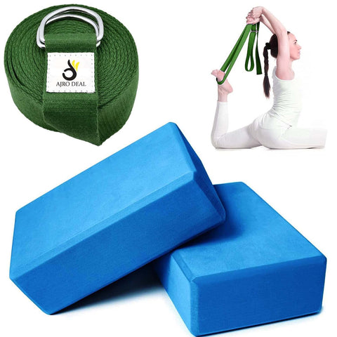 AJRO DEAL High Density EVA Foam Yoga Block for Improve Strength, Yoga Brick  & Yoga Strap Yoga Blocks Price in India - Buy AJRO DEAL High Density EVA  Foam Yoga Block for Improve Strength