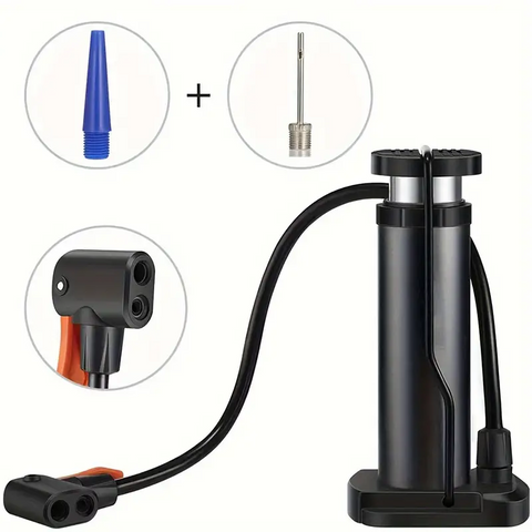 Mini Bike Floor Pumps Portable Bicycle Tire Pump Foot Activated Air Pump 230 psi Ball, Balloon, Basketball Pump, Bicycle, Football Pump, Motorcycle, Volleyball Pump, Float, Car Pump