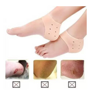 Silicone Heel Protector Socks For Moisturizing Breathable Anti Crack Support Heel Support