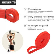 Heavy Resistance Band, Pull Up Bands, Resistance Bands, Loop Bands Toning Bands Best to Gym, Workout, Stretching & Home Exercise for Men & Women (Yellow,Red/Extra Light & Light Resistance)