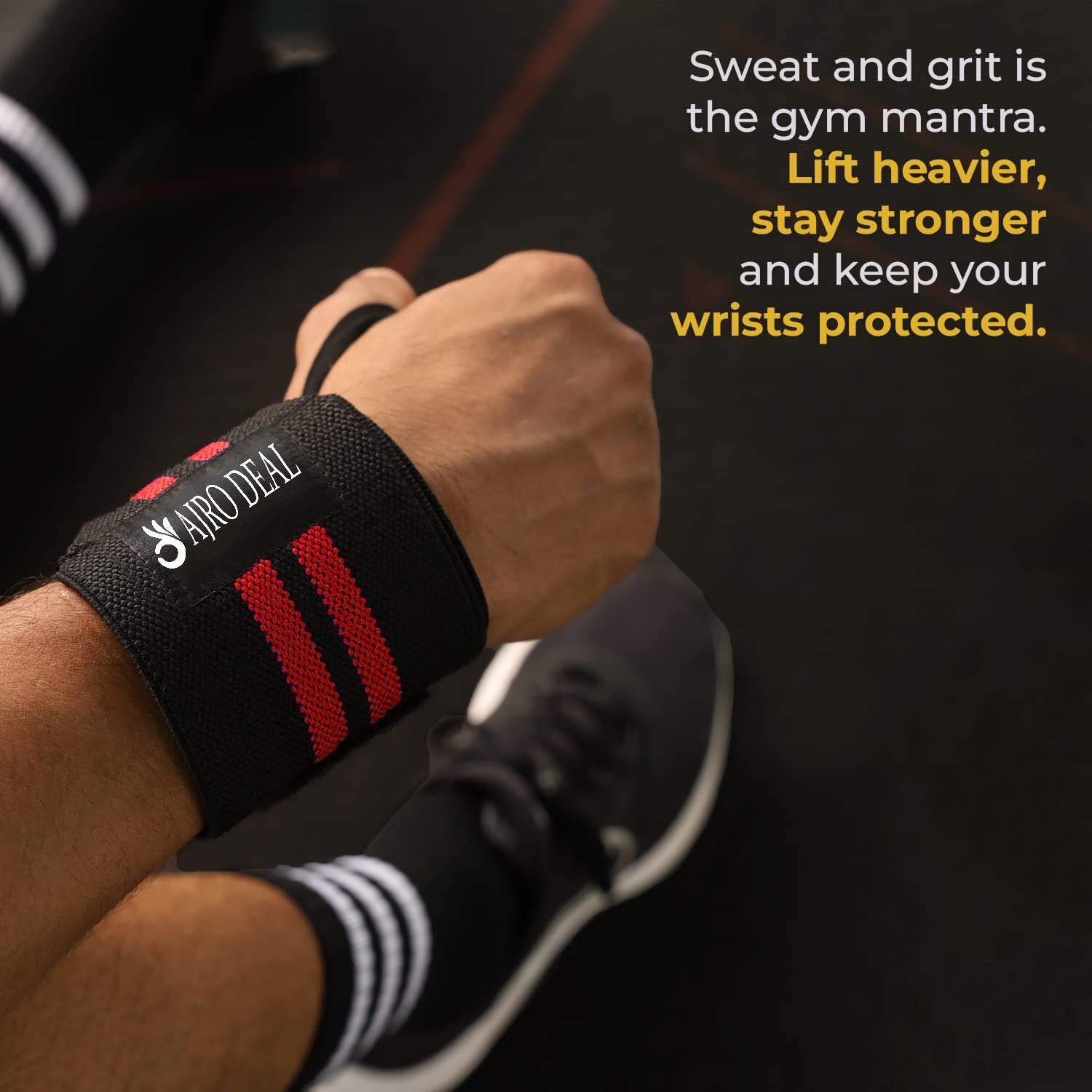 Wrist Band for Men & Women, Wrist Supporter for Gym. Wrist Wrap