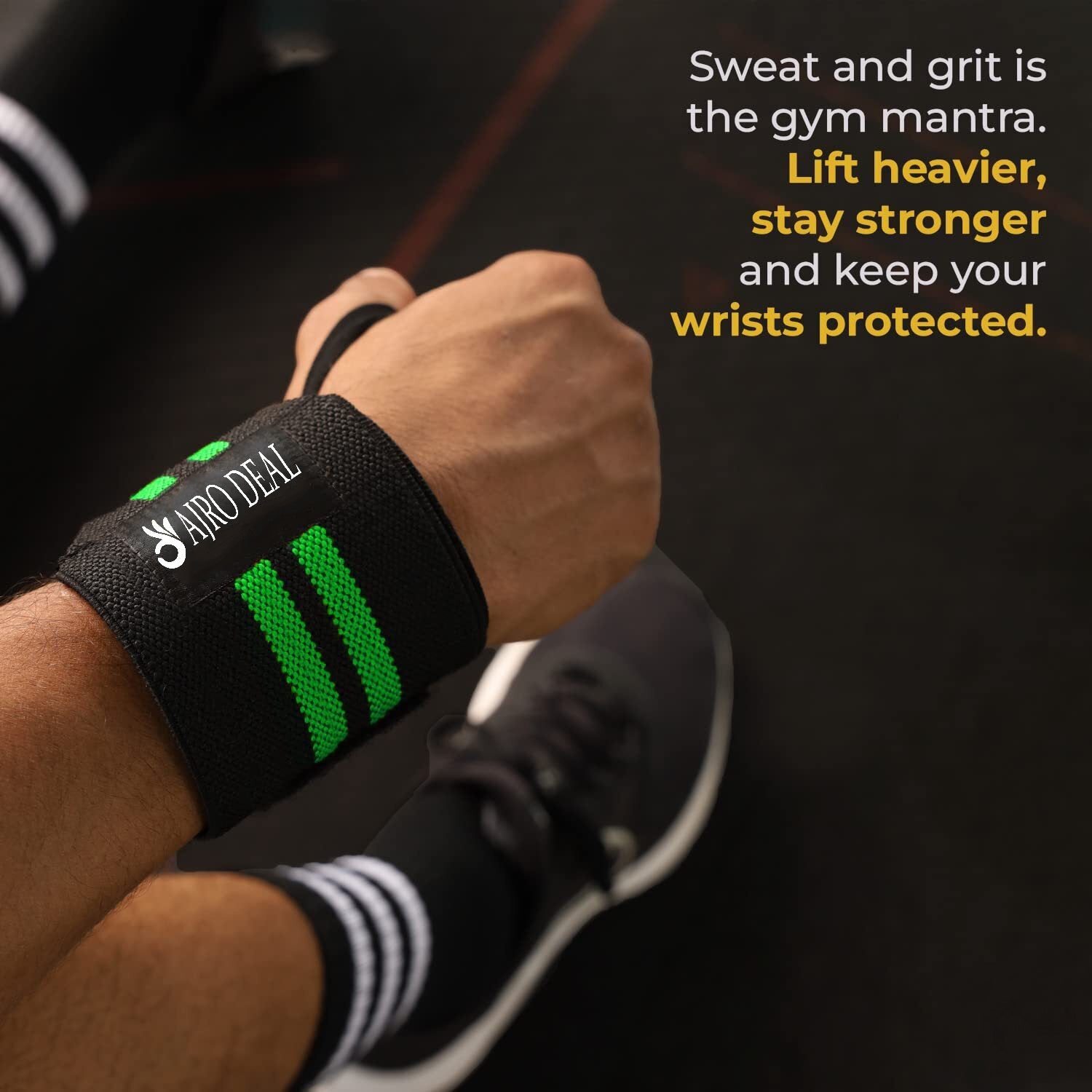 Wrist Band for Men & Women, Wrist Supporter for Gym. Wrist Wrap