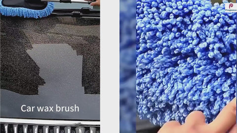 Progience Microfiber Wash Brushes With Long Handle Scalable Car Cleaning  Wet and Dry Duster